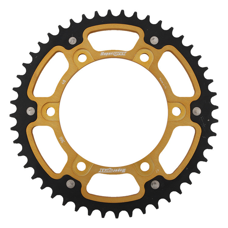Lančenik zadnji SUPERSPROX STEALTH RST-300:48-GLD zlato 48T, 525
