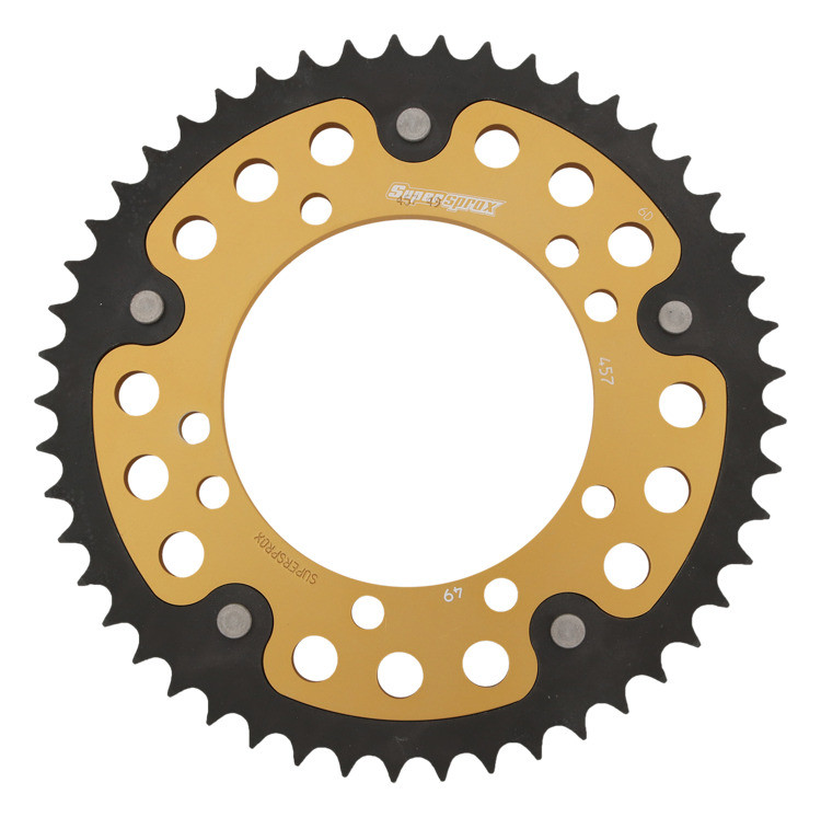 Lančenik zadnji SUPERSPROX STEALTH RST-457:49-GLD zlato 49T, 420