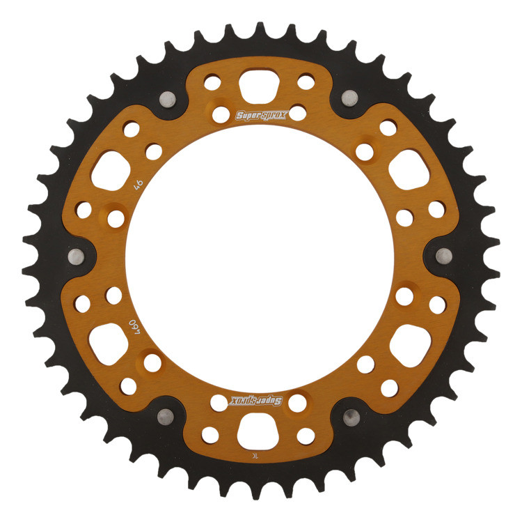 Lančenik zadnji SUPERSPROX STEALTH RST-460:46-GLD zlato 46T, 520
