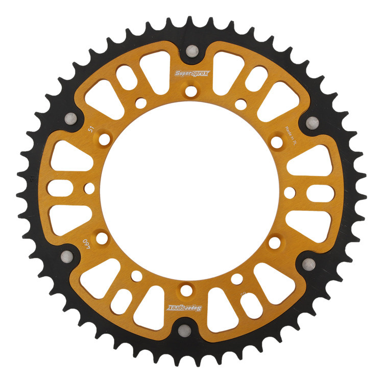 Lančenik zadnji SUPERSPROX STEALTH RST-460:51-GLD zlato 51T, 520
