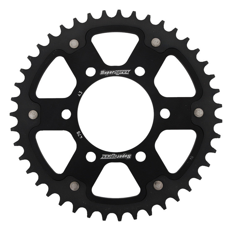 Lančenik zadnji SUPERSPROX STEALTH RST-478:43-BLK Crni 43T, 520