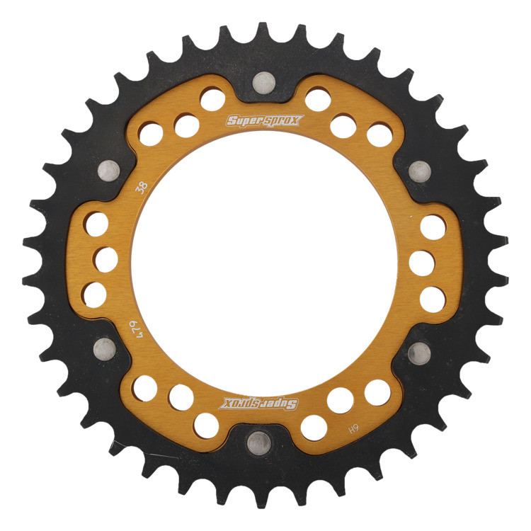 Lančenik zadnji SUPERSPROX STEALTH RST-479:38-GLD zlato 38T, 530