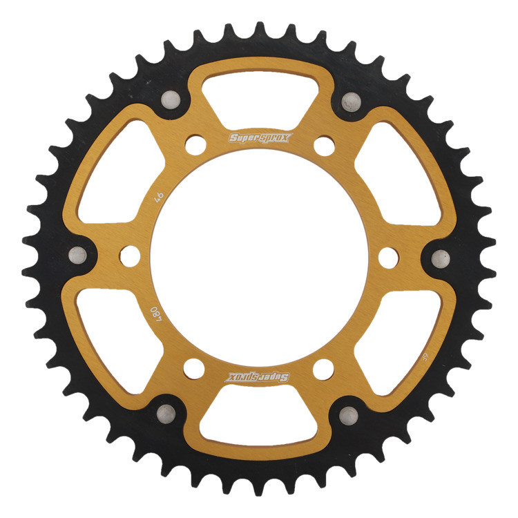 Lančenik zadnji SUPERSPROX STEALTH RST-480:46-GLD zlato 46T, 525