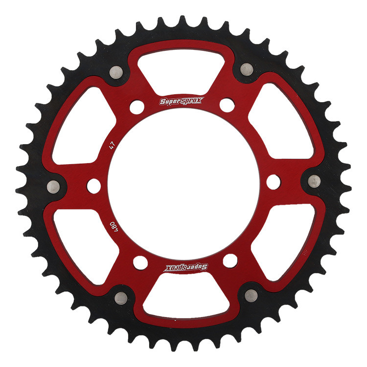 Lančenik zadnji SUPERSPROX STEALTH RST-480:47-RED crven 47T, 525