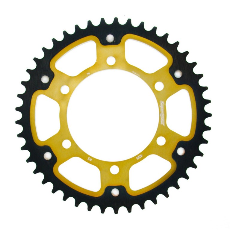 Rear sprocket SUPERSPROX STEALTH RST-486:45-GLD zlato 45T, 520