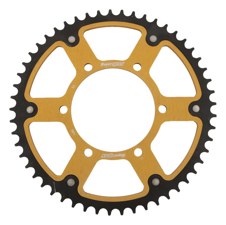 Lančenik zadnji SUPERSPROX STEALTH RST-486:53-GLD zlato 53T, 520