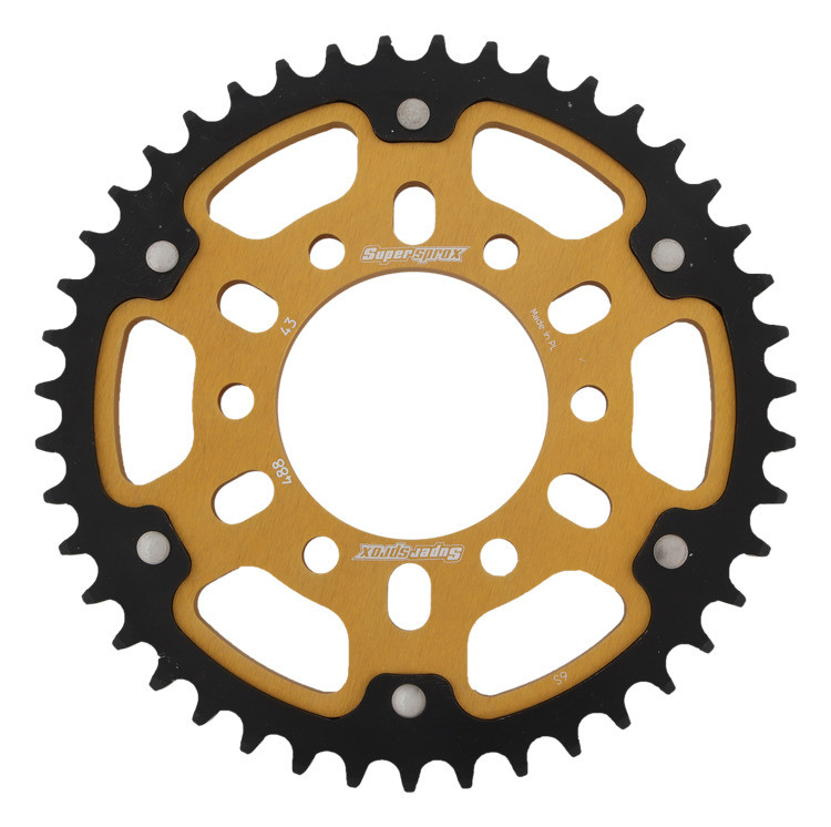 Lančenik zadnji SUPERSPROX STEALTH RST-488:43-GLD zlato 43T, 530