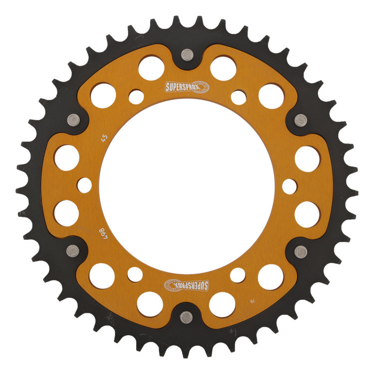 Lančenik zadnji SUPERSPROX STEALTH RST-498:45-GLD zlato 45T, 525