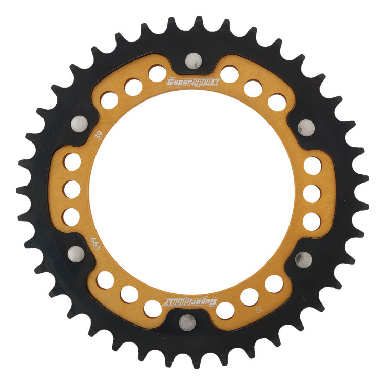 Lančenik zadnji SUPERSPROX STEALTH RST-499:39-GLD zlato 39T, 530