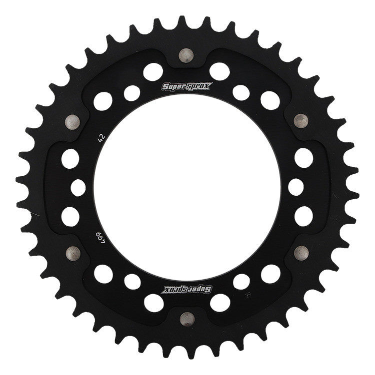 Lančenik zadnji SUPERSPROX STEALTH RST-499:42-BLK Crni 42T, 530