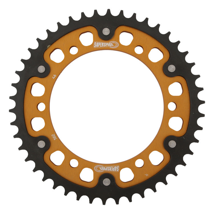 Lančenik zadnji SUPERSPROX STEALTH RST-502:46-GLD zlato 46T, 530