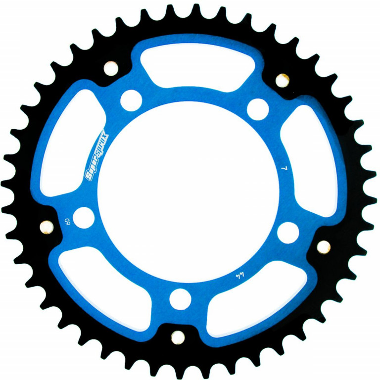 Lančenik zadnji SUPERSPROX STEALTH RST-7:44-BLU plavi 44T, 525