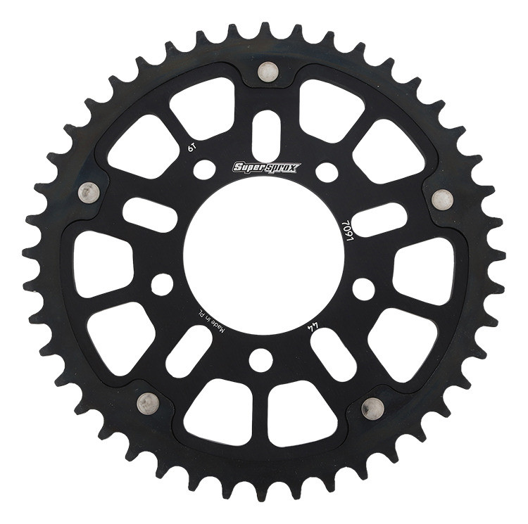 Lančenik zadnji SUPERSPROX STEALTH RST-7091:44-BLK Crni 44T, 520
