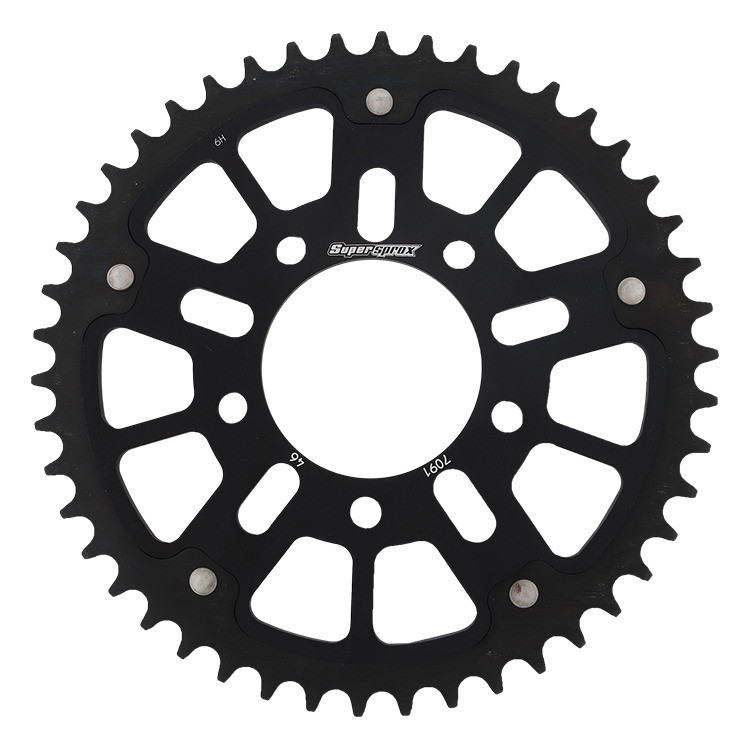 Lančenik zadnji SUPERSPROX STEALTH RST-7091:46-BLK Crni 46T, 520