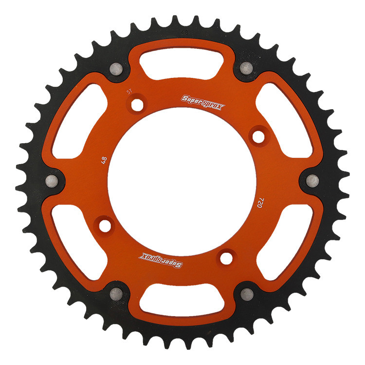 Lančenik zadnji SUPERSPROX STEALTH RST-720:48-ORG orange 48T, 520