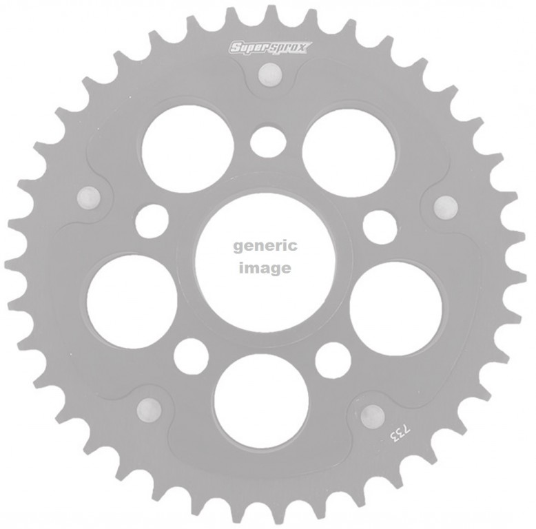 Rear sprocket SUPERSPROX STEALTH RST-733:38-BLK Crni 38T, 520