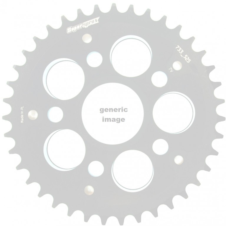 Rear sprocket SUPERSPROX STEALTH RST-733_525:39-SLV silver 39T, 525