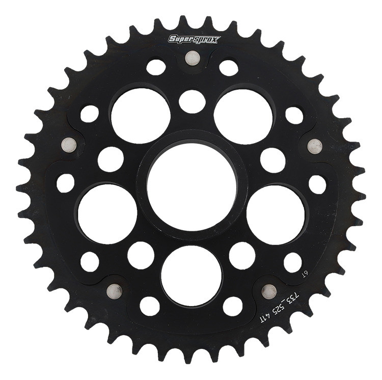 Lančenik zadnji SUPERSPROX STEALTH RST-733_525:41-BLK Crni 41T, 525