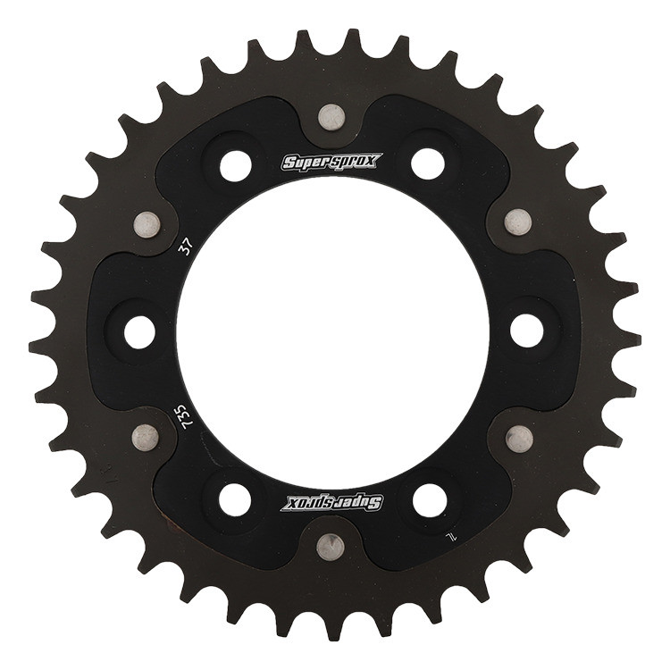 Lančenik zadnji SUPERSPROX STEALTH RST-735:37-BLK Crni 37T, 520