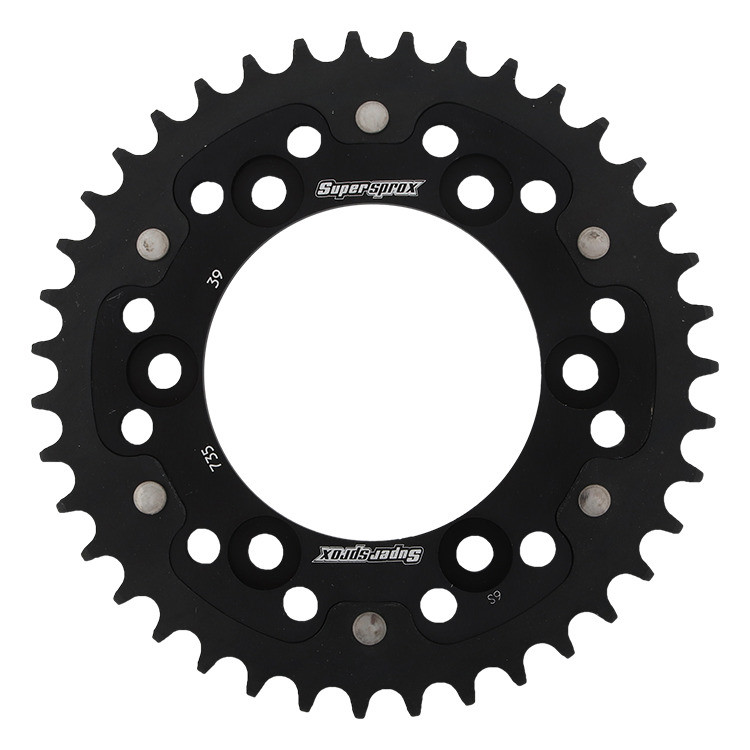 Lančenik zadnji SUPERSPROX STEALTH RST-735:39-BLK Crni 39T, 520