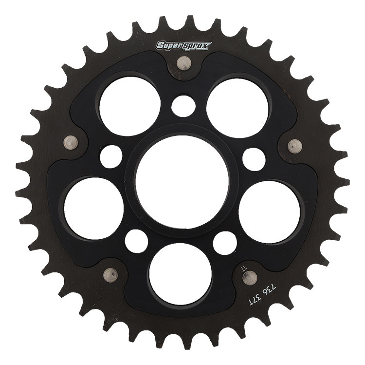 Lančenik zadnji SUPERSPROX STEALTH RST-736:37-BLK Crni 37T, 520
