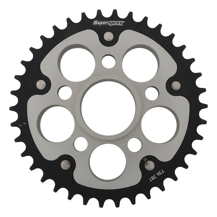 Lančenik zadnji SUPERSPROX STEALTH RST-736:38-SLV silver 38T, 520
