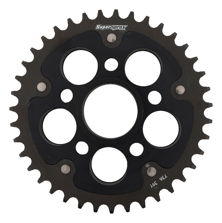 Lančenik zadnji SUPERSPROX STEALTH RST-736:39-BLK Crni 39T, 520