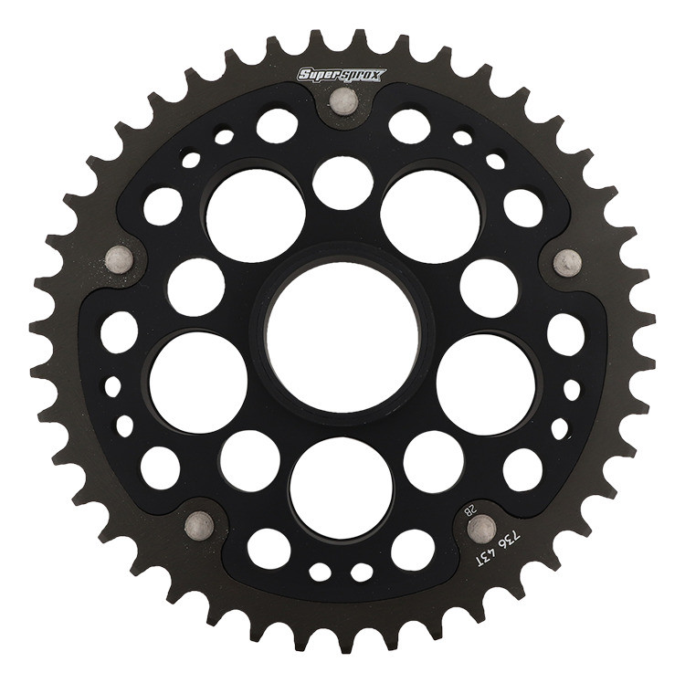 Lančenik zadnji SUPERSPROX STEALTH RST-736:43-BLK Crni 43T, 520
