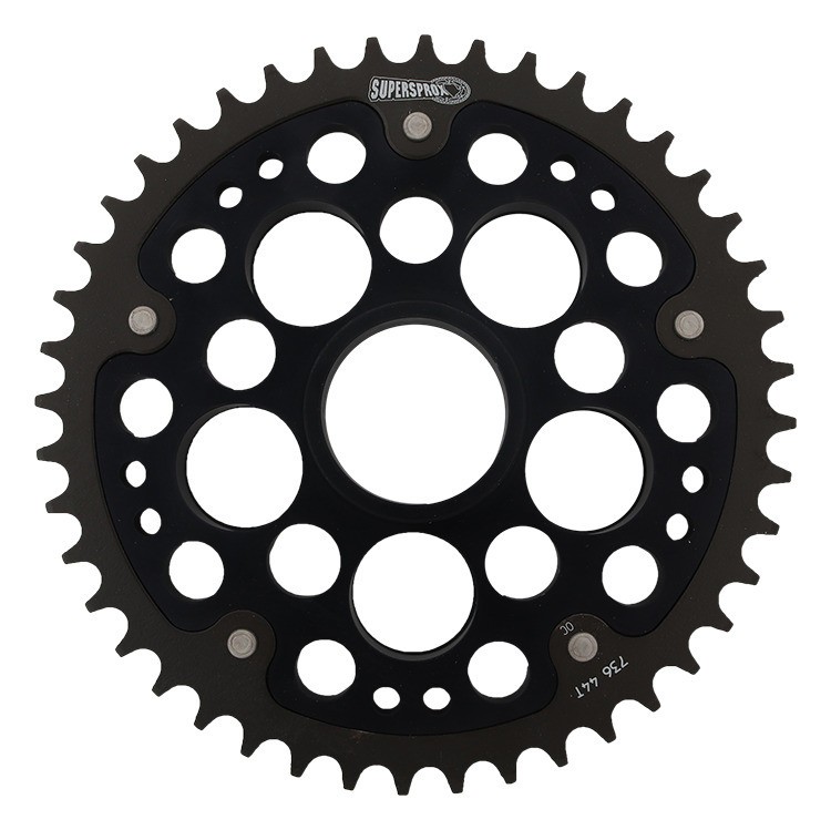 Lančenik zadnji SUPERSPROX STEALTH RST-736:44-BLK Crni 44T, 520