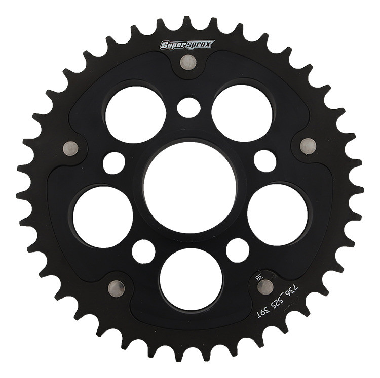 Lančenik zadnji SUPERSPROX STEALTH RST-736_525:39-BLK Crni 39T, 525