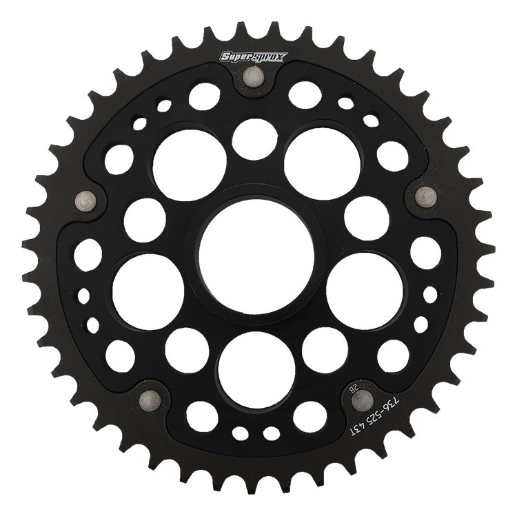 Lančenik zadnji SUPERSPROX STEALTH RST-736_525:43-BLK Crni 43T, 525