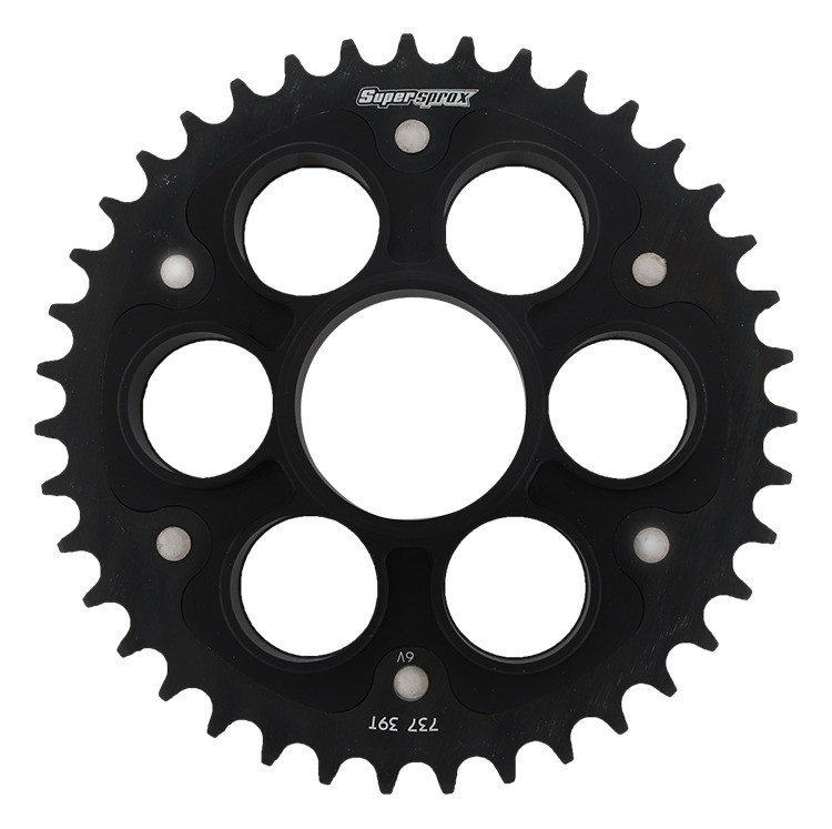 Lančenik zadnji SUPERSPROX STEALTH RST-737:39-BLK Crni 39T, 520