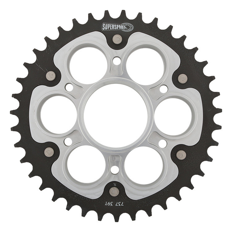 Lančenik zadnji SUPERSPROX STEALTH RST-737:39-SLV silver 39T, 520