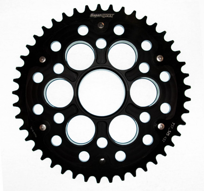 Lančenik zadnji SUPERSPROX STEALTH RST-737_525:45-BLK Crni 45T, 525