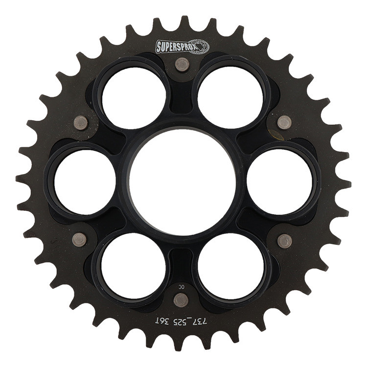 Lančenik zadnji SUPERSPROX STEALTH RST-737_525:36-BLK Crni 36T, 525