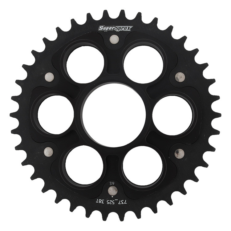 Lančenik zadnji SUPERSPROX STEALTH RST-737_525:38-BLK Crni 38T, 525