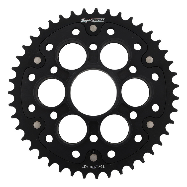 Lančenik zadnji SUPERSPROX STEALTH RST-737_530:43-BLK Crni 43T, 530