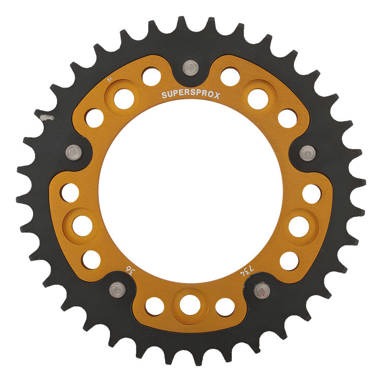 Lančenik zadnji SUPERSPROX STEALTH RST-744:36-GLD zlato 36T, 525