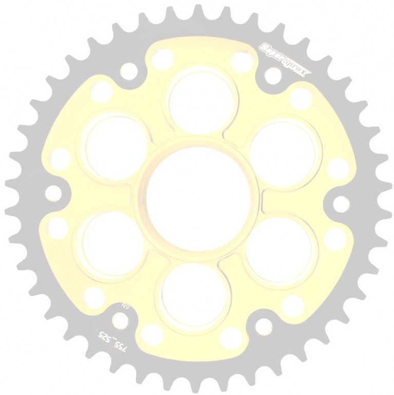 Rear sprocket SUPERSPROX STEALTH RST-755_525:39-GLD zlato 39T, 525