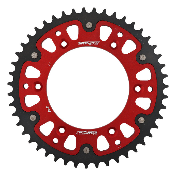 Lančenik zadnji SUPERSPROX STEALTH RST-8000:47-RED crven 47T, 520
