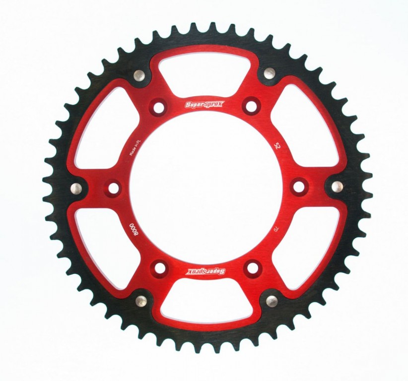 Lančenik zadnji SUPERSPROX STEALTH RST-8000:52-RED crven