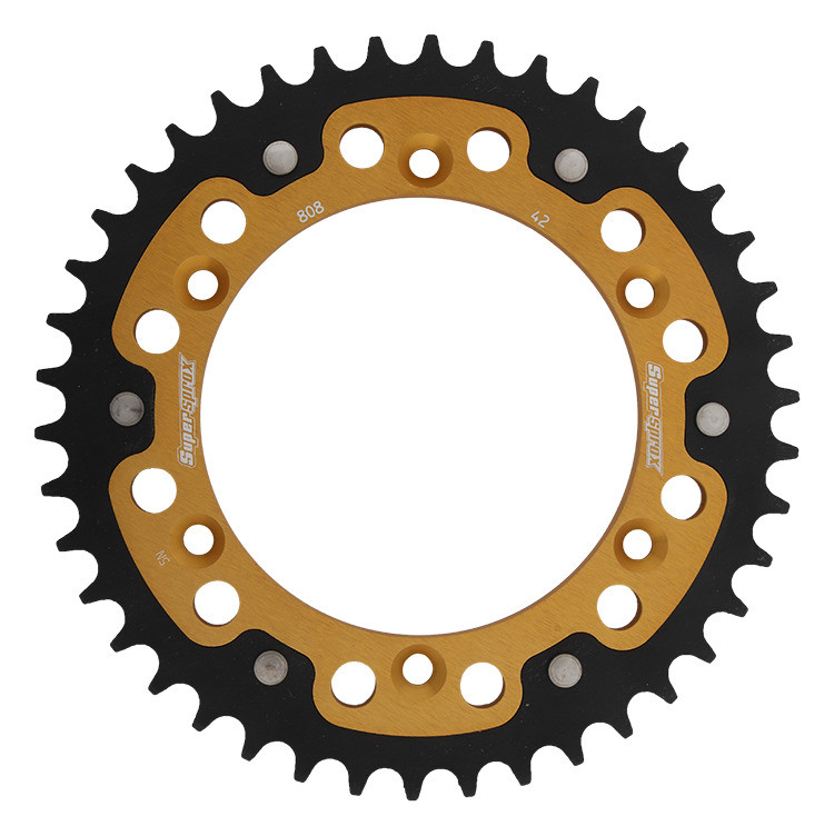 Lančenik zadnji SUPERSPROX STEALTH RST-808:42-GLD zlato 42T, 520