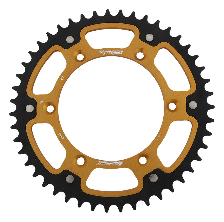 Lančenik zadnji SUPERSPROX STEALTH RST-808:47-GLD zlato 47T, 520