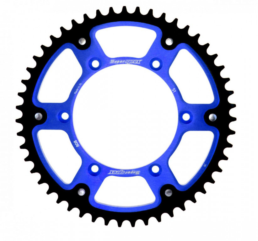 Lančenik zadnji SUPERSPROX STEALTH RST-808:51-BLU plavi 51T, 520