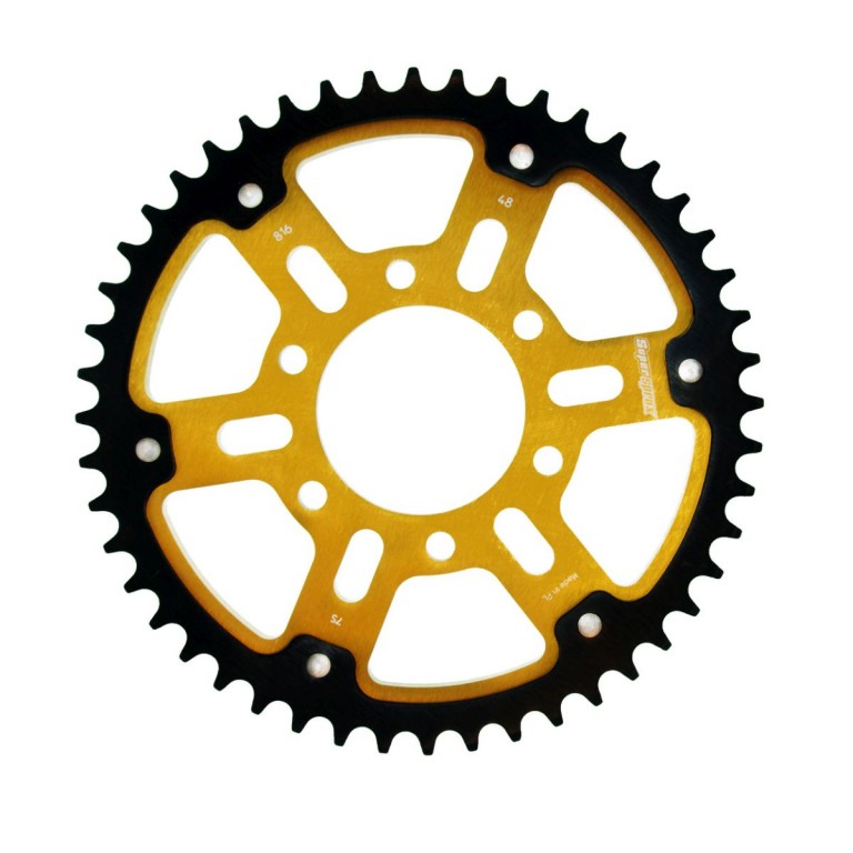 Rear sprocket SUPERSPROX STEALTH RST-816:48-GLD zlato 48T, 530