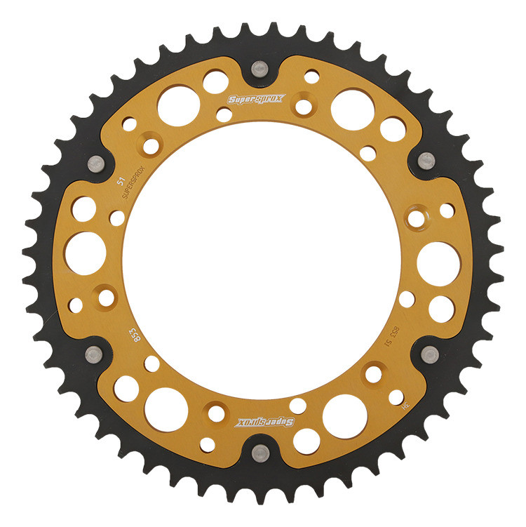 Lančenik zadnji SUPERSPROX STEALTH RST-853:51-GLD zlato 51T, 520