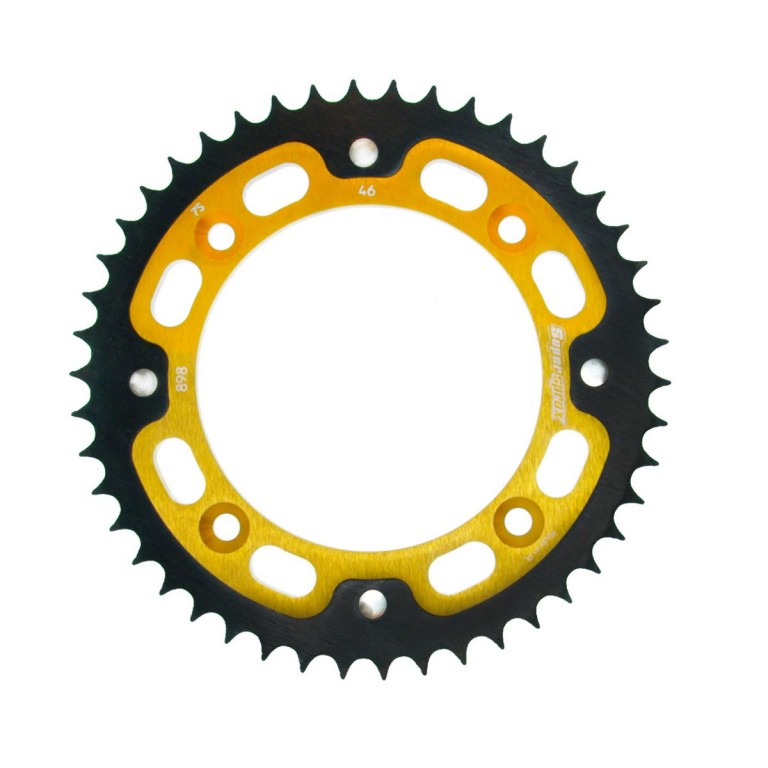 Rear sprocket SUPERSPROX STEALTH RST-898:46-GLD zlato 46T, 428