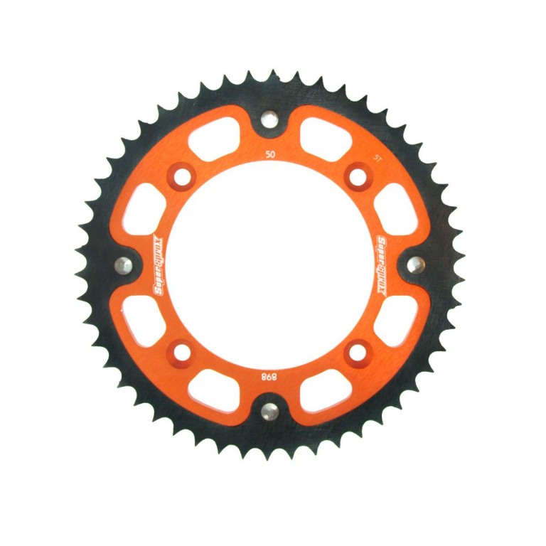 Rear sprocket SUPERSPROX STEALTH RST-898:50-ORG orange 50T, 428