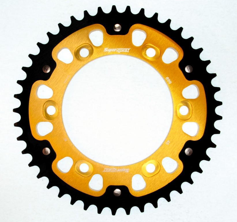 Rear sprocket SUPERSPROX STEALTH RST-899:45-GLD zlato 45T, 525