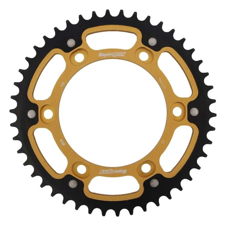 Lančenik zadnji SUPERSPROX STEALTH RST-899:46-GLD zlato 46T, 525